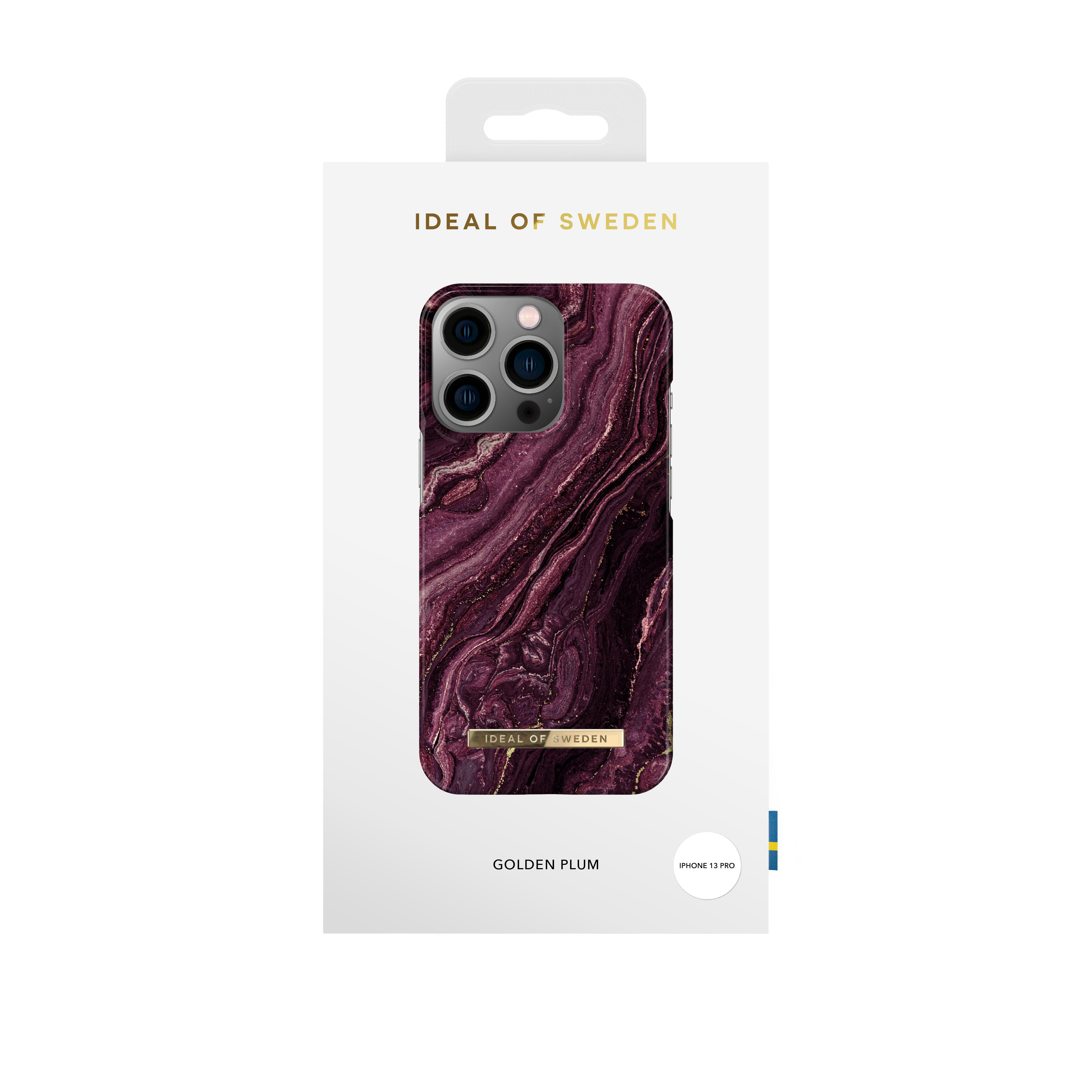 Apple, OF 13 Backcover, SWEDEN Case, iPhone IDEAL Golden Fashion Pro, Plum