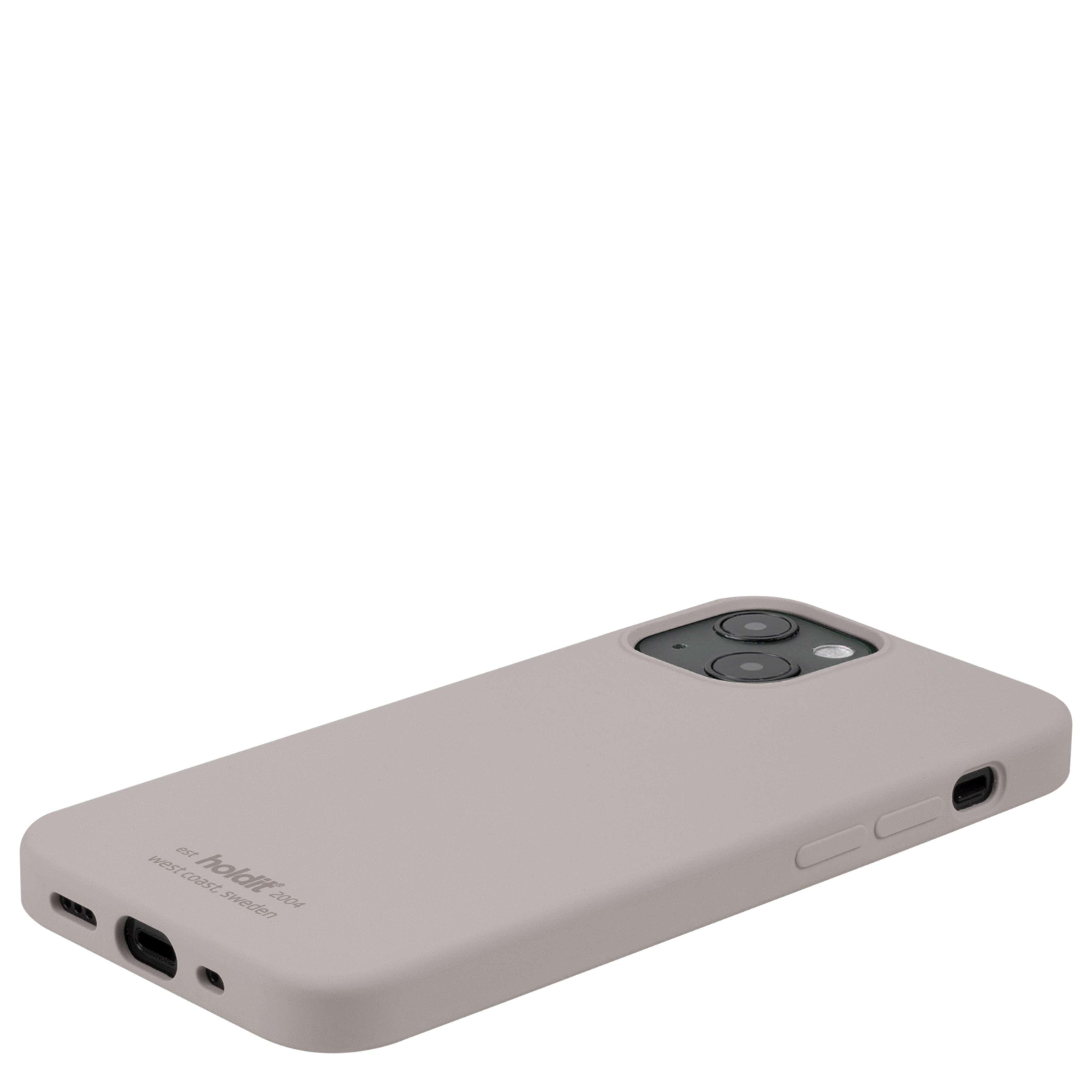 HOLDIT Silikon, Backcover, iPhone Apple, Taupe 13 Mini