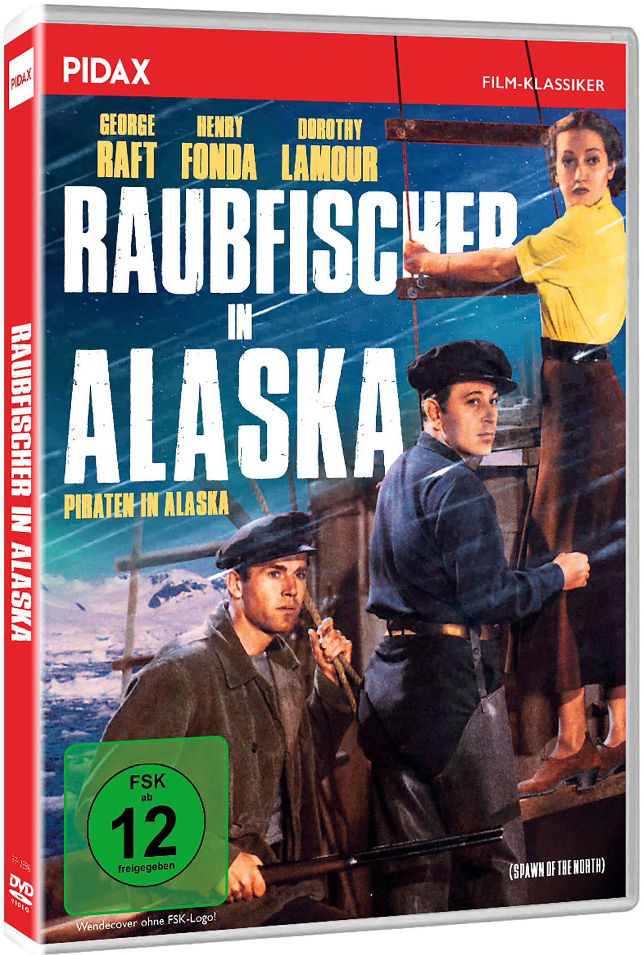 DVD-Hülle eines Films mit drei Personen und einer Alaska-Kulisse.