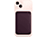 APPLE iPhone MagSafe rögzítésű bőr pénztárca, sötét meggypiros (mm0t3zm/a)