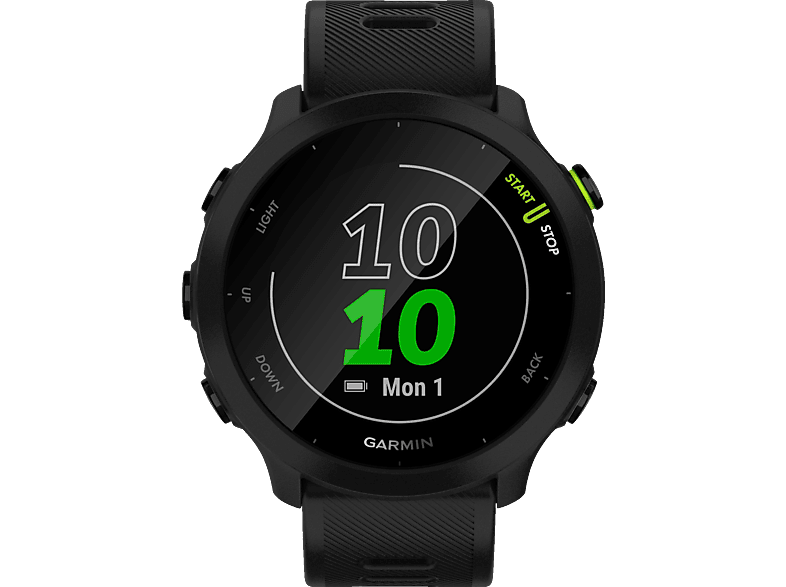 GARMIN Forerunner 55, Smartwatch, Schwarz 126-203 mm