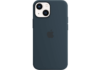APPLE iPhone 13 mini MagSafe rögzítésű szilikon tok, mély indigókék (mm213zm/a)