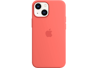 APPLE iPhone 13 mini MagSafe rögzítésű szilikon tok, pomelópink (mm1v3zm/a)