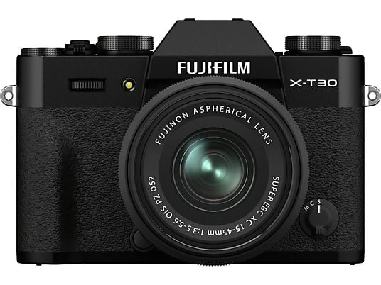 FUJIFILM X-T30 II Body + FUJINON XC15-45mmF3.5-5.6 OIS PZ - Appareil photo à objectif interchangeable Noir