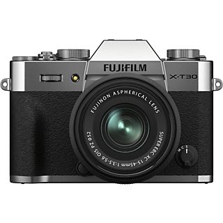 FUJIFILM X-T30 II Body + FUJINON XC15-45mmF3.5-5.6 OIS PZ - Systemkamera Silber