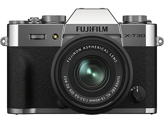 FUJIFILM Corpo X-T30 II + FUJINON XC15-45mmF3.5-5.6 OIS PZ - Fotocamera Argento