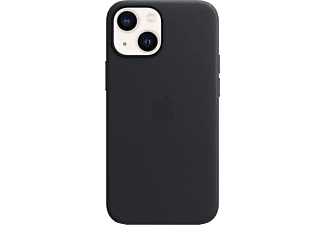 APPLE iPhone 13 mini MagSafe rögzítésű bőr tok, éjfekete (mm0m3zm/a)