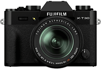 FUJIFILM X-T30 II Body + FUJINON XF18-55mmF2.8-4 R LM OIS - Systemkamera (Fotoauflösung: 26.1 MP) Schwarz
