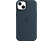 APPLE iPhone 13 MagSafe rögzítésű szilikon tok, mély indigókék
