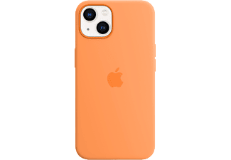 APPLE iPhone 13 MagSafe rögzítésű szilikon tok, körömvirág