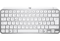 LOGITECH MX Keys Mini, Kompakt, Kabellos, Tastatur, kabellos, Pale Grey