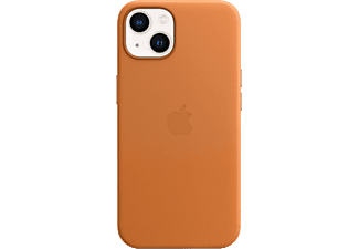 APPLE iPhone 13 MagSafe rögzítésű bőr tok, aranybarna
