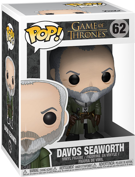 Bobble Head POP! 62 Ser Davos Seaworth - Game Of Thrones