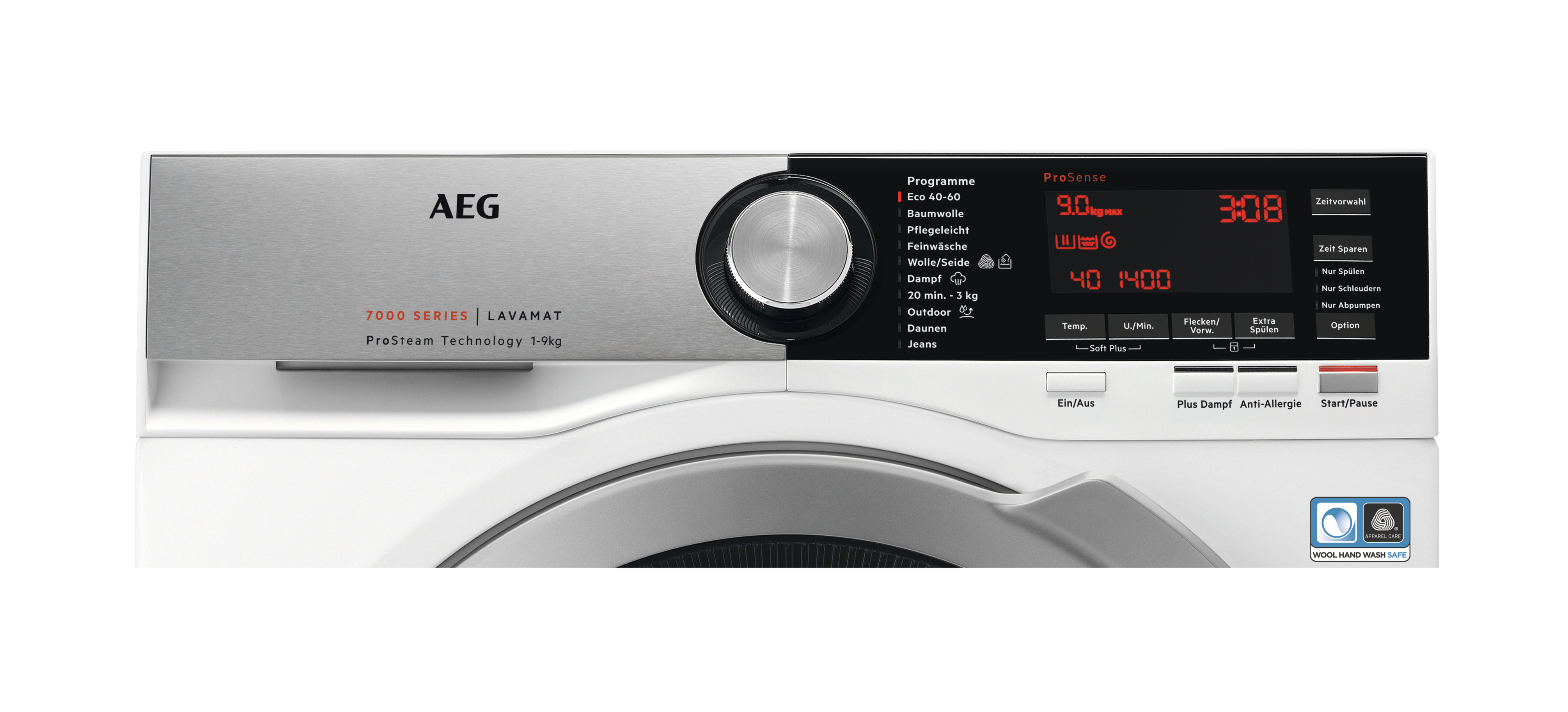 AEG L7FEF80495 Serie 7000 mit ProSteam Dampfprogramm Waschmaschine (9 kg, 1351 U/Min., A)