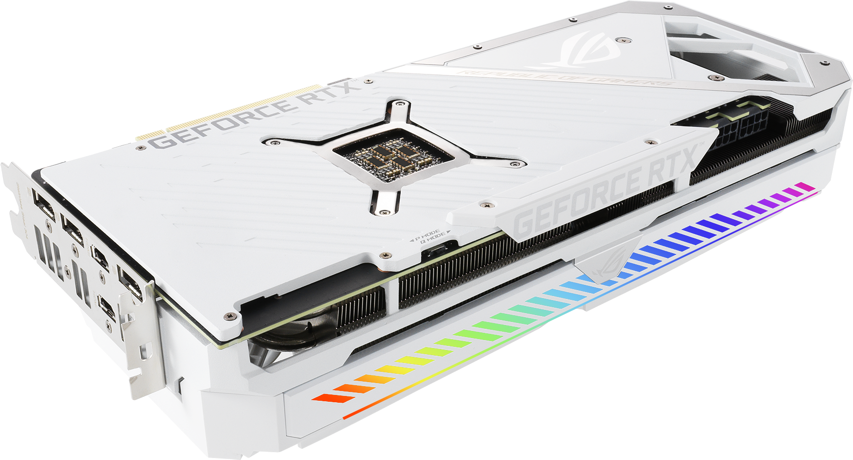 ASUS Grafikkarte ROG Strix GeForce RTX 3070 8GB OC White V2 Edition, GDDR6, 2x HDMI, 3x DP, 256Bit