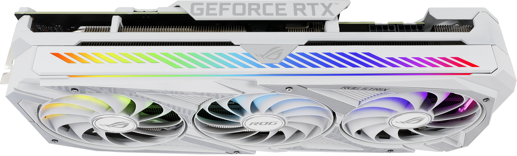 ASUS Grafikkarte ROG Strix GeForce RTX 3070 8GB OC White V2 Edition, GDDR6, 2x HDMI, 3x DP, 256Bit