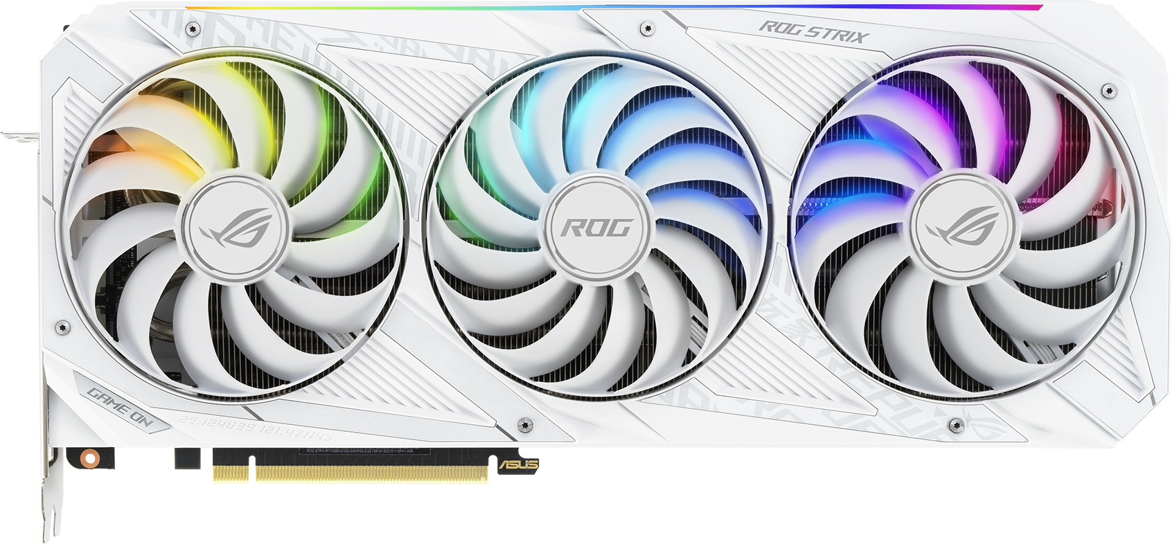 ASUS Grafikkarte ROG Strix GeForce RTX 3070 8GB OC White V2 Edition, GDDR6, 2x HDMI, 3x DP, 256Bit