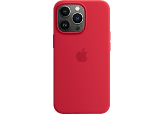 APPLE iPhone 13 Pro MagSafe rögzítésű szilikon tok, piros (mm2l3zm/a)