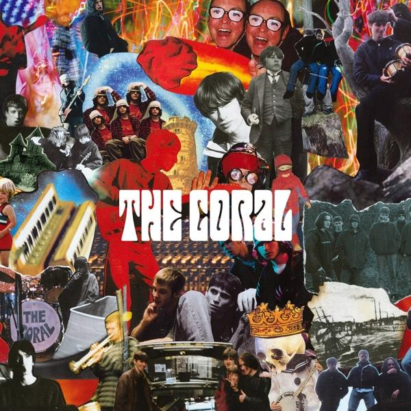 Couverture de l'album : Collage avec des personnes et le texte 'The Coral'.