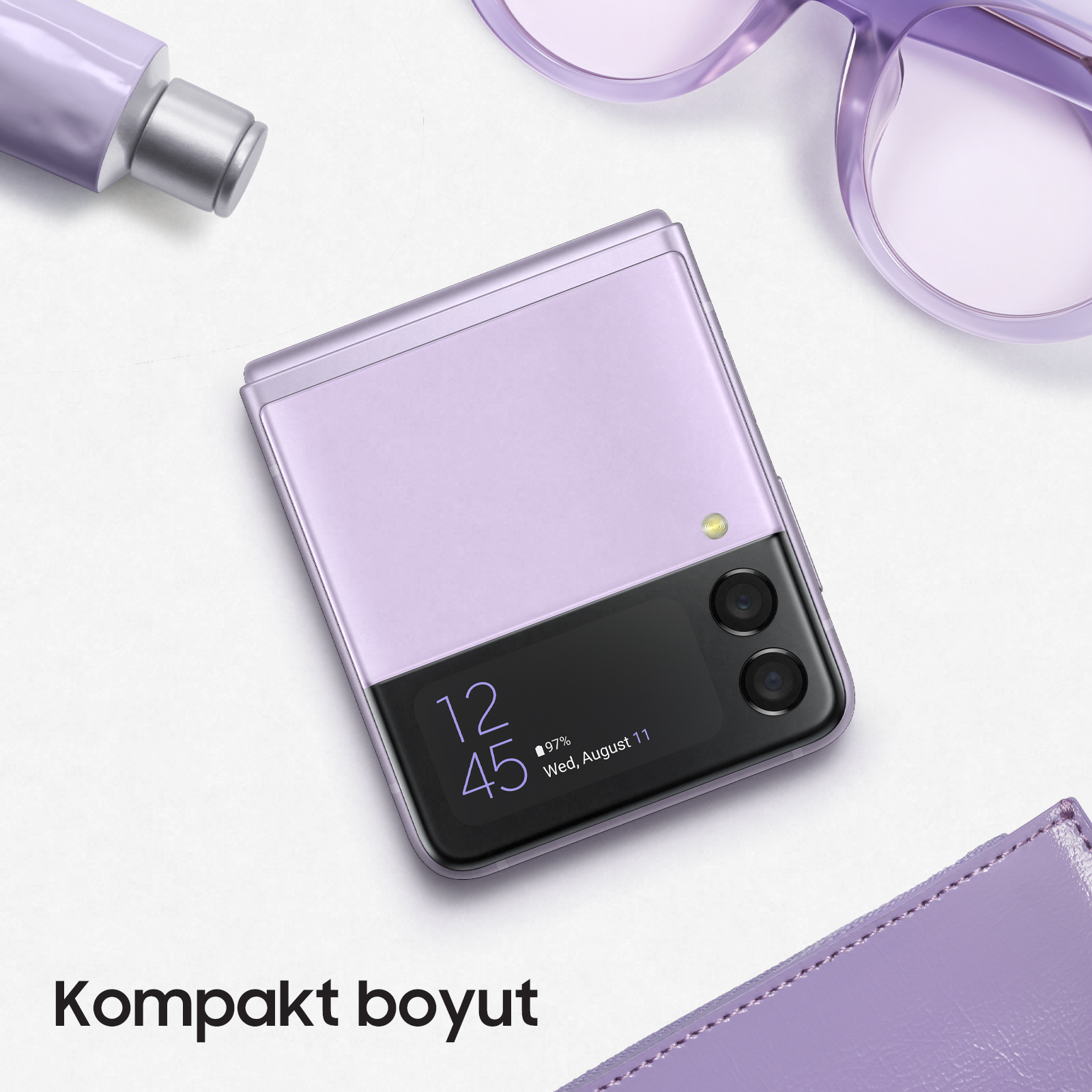 SAMSUNG Galaxy Z Flip3 5G 128GB Akıllı Telefon Violet Fiyat