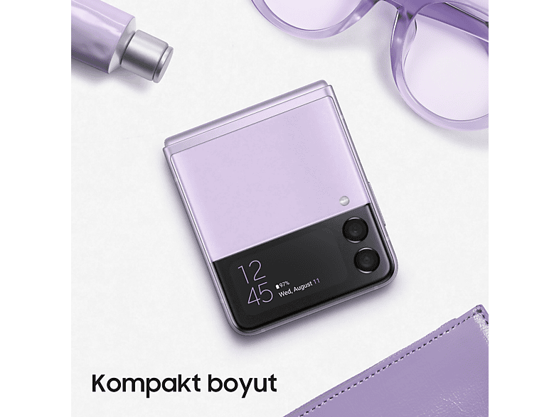Galaxy Z Flip3 US版 Dualsim パープル SAMSUNG Galaxy Z Flip3 5G 128GB Akıllı Telefon Violet Fiyat