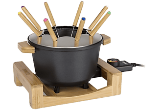 PRINCESS 173025 Fondue - Pure black 8 personer