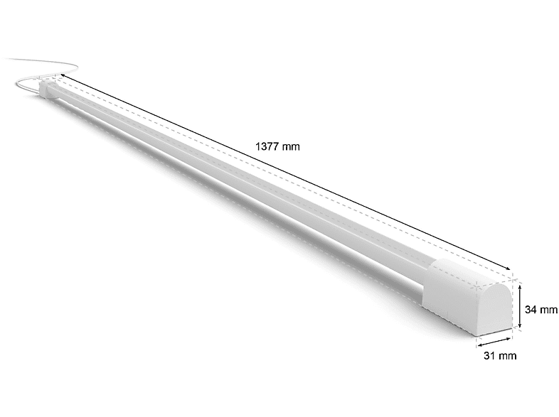 Thumbnail - PHILIPS Hue Play (125 cm) Weiße Gradient Tube LED