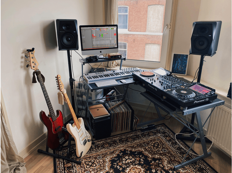 Pioneer DJ VM-80 Aktiv-Monitor-Lautsprecher (Stück), schwarz — Foto 5 von 5