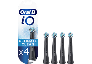 ORAL-B iO fogkefefej Ultimate Clean Black 4 db