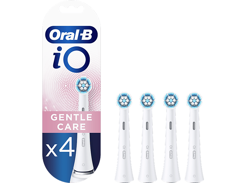 ORAL-B iO fogkefefej Gentle Care White 4 db