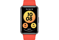 HUAWEI Watch Fit new Smartwatch Silikon, 80-120 mm (Standard), 80-102 mm (kurz), Pomelo Red