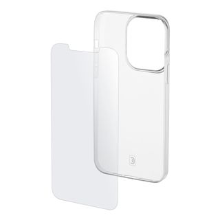 CELLULAR LINE PROTECTION KIT - Set di accessori (adatto per il modello: Apple iPhone 13 Pro Max)