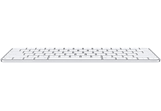 APPLE Outlet Magic Keyboard Touch ID (2021), vezeték nélküli billentyűzet, US Angol kiosztás (mk293lb/a)