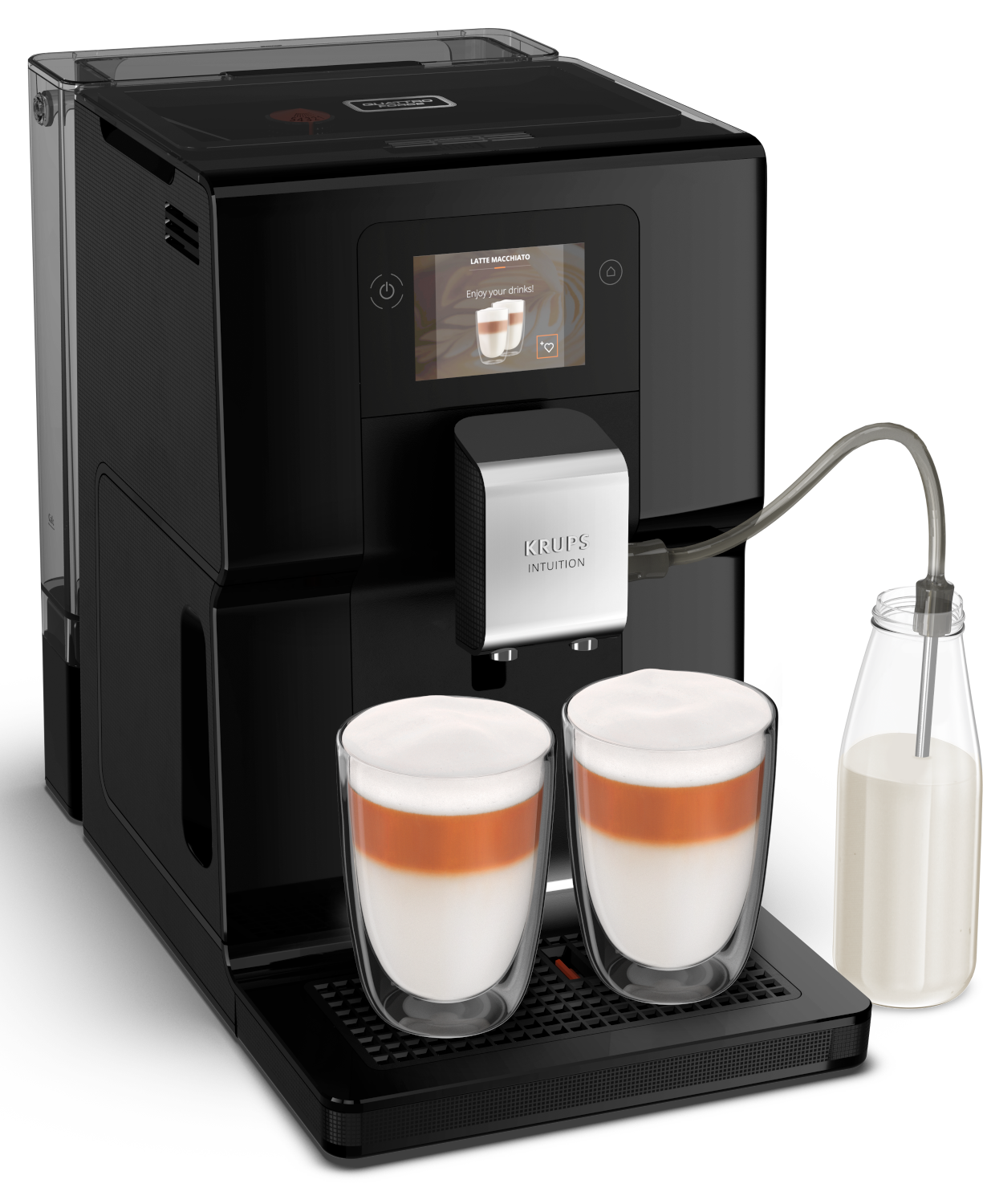 KRUPS EA873810 Intuition Preference automata kávéfőző fekete