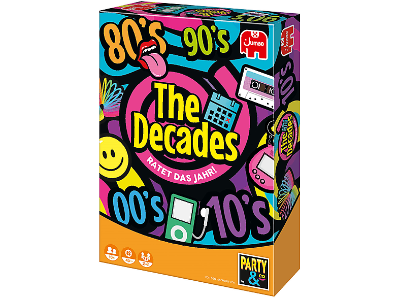 Thumbnail - JUMBO The Decades Partyspiel Mehrfarbig
