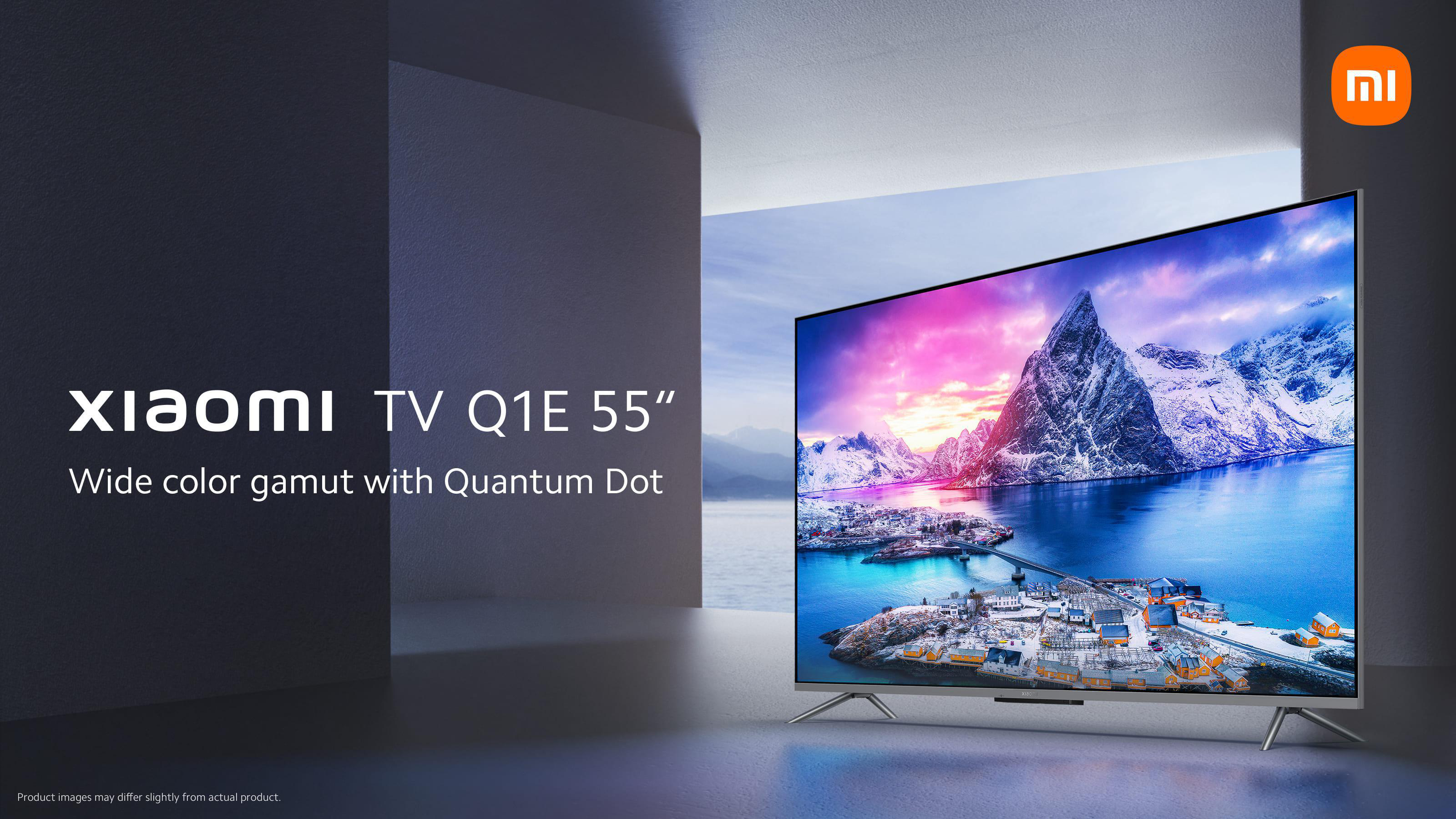 XIAOMI TV SMART QLED QLED / (Flat, Zoll cm, 4K, Q1E 10) TV™ Android TV, 55\