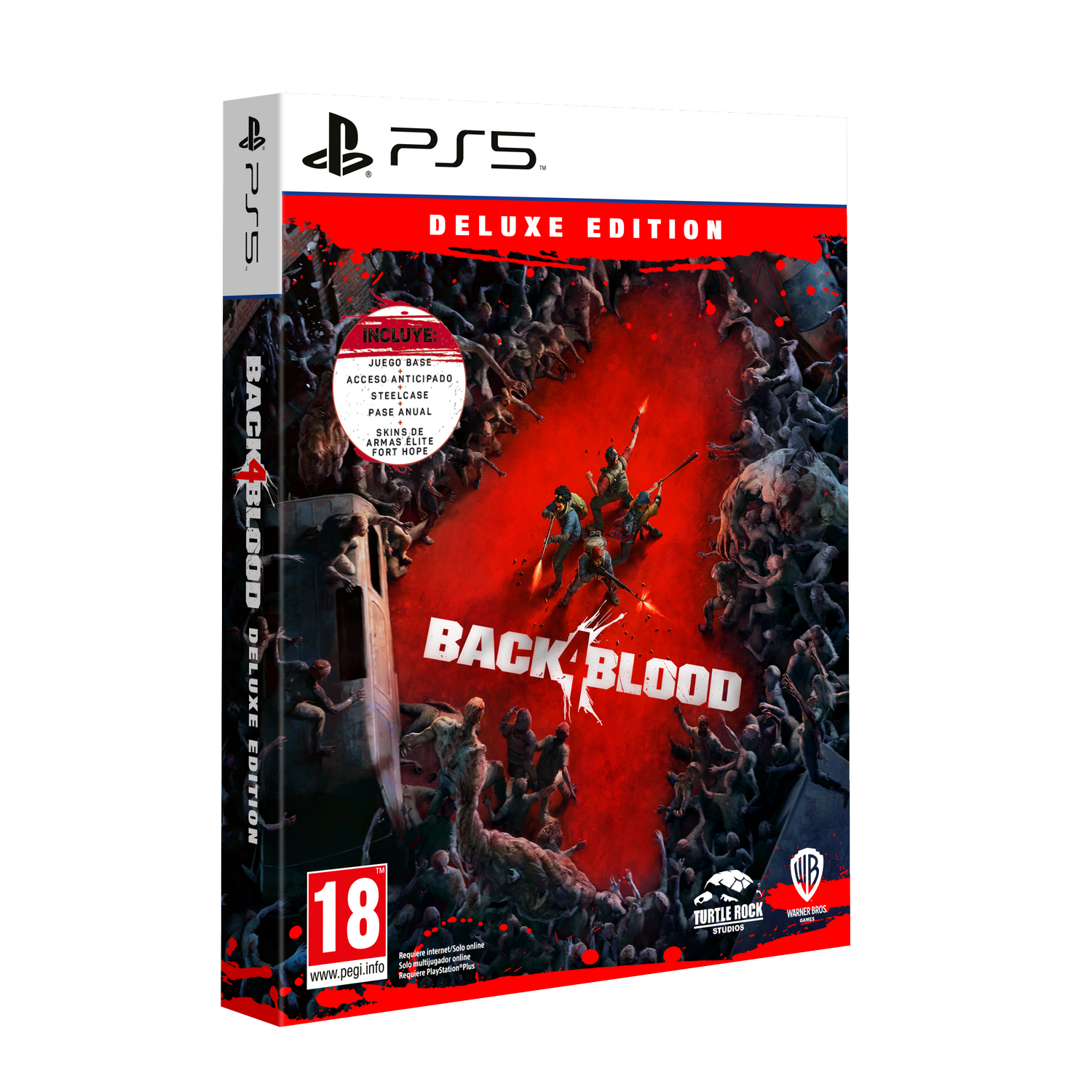 Caja del juego Back 4 Blood Deluxe Edition para PS5.