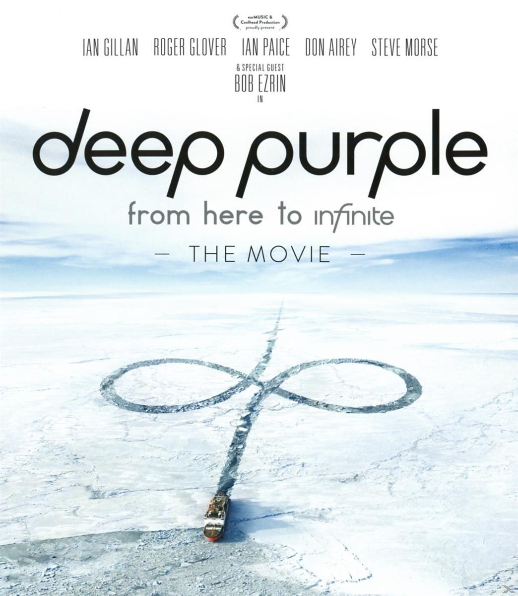 Deep Purple-Filmplakat. Die Namen der Bandmitglieder stehen oben, der Titel in der Mitte.