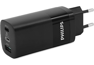 PHILIPS DLP2681 1 USB-A & 2 USB-C 65W Şarj Adaptörü Siyah