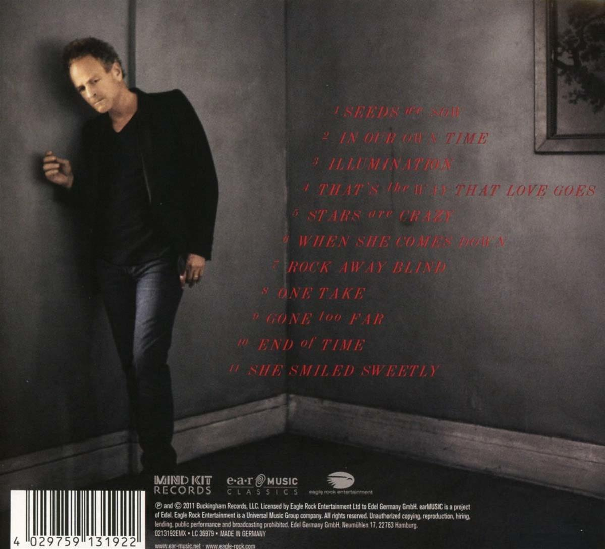 Mann in schwarzer Jacke und Jeans lehnt an Wand mit Songtiteln.