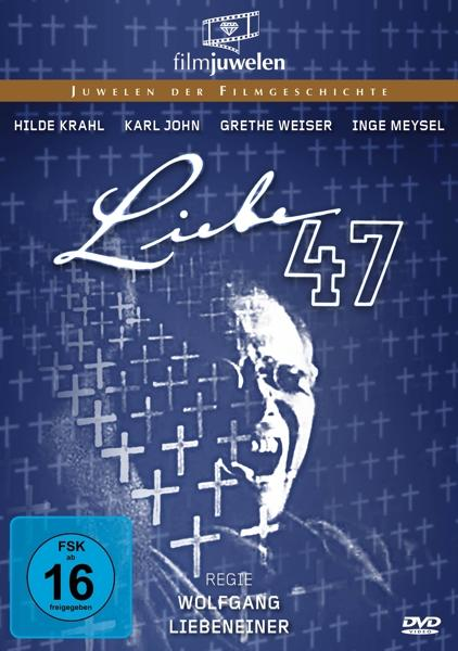 DVD-Cover mit Filmtitel, Frauengesicht und Kreuzmuster.