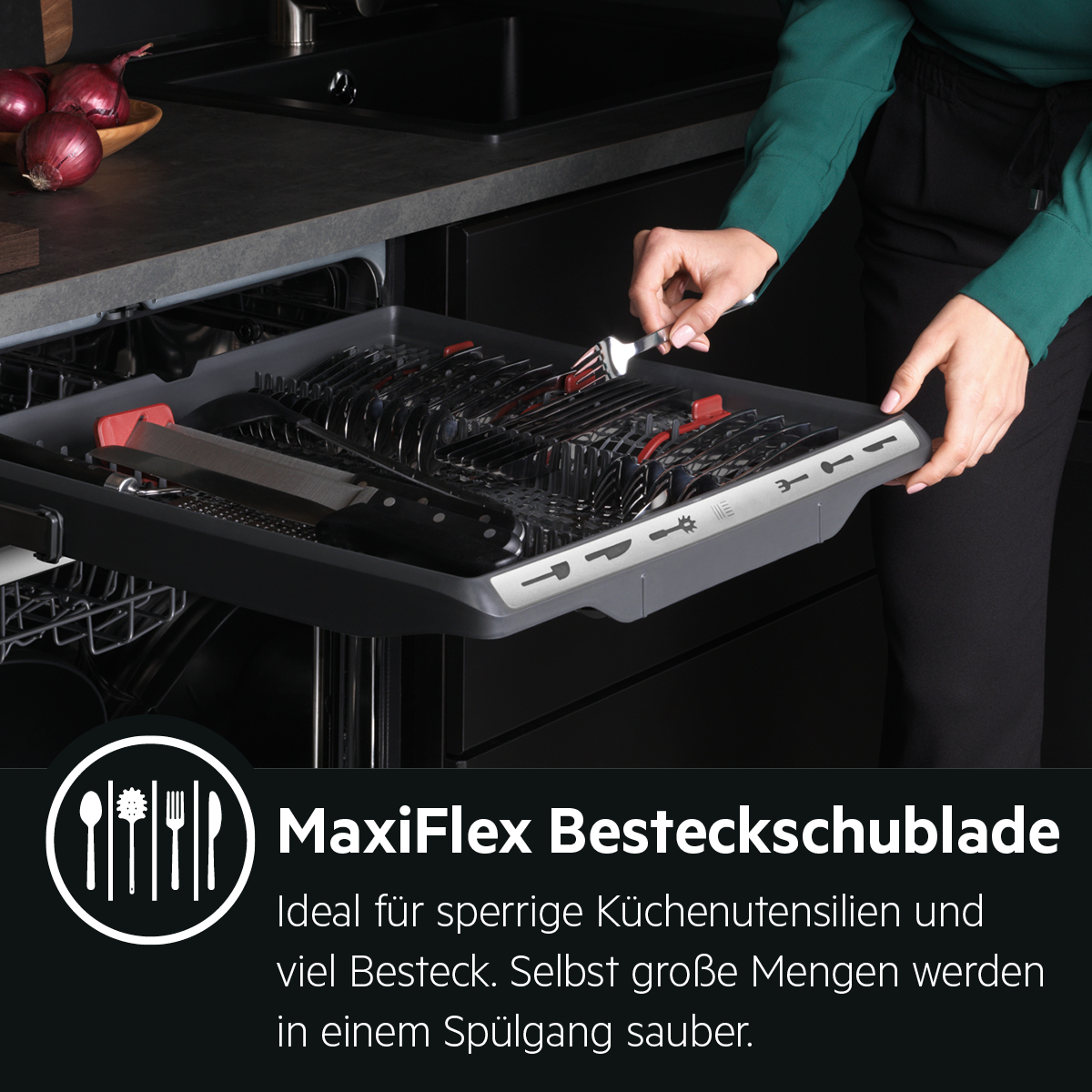AEG FSK83828P Geschirrspüler (vollintegrierbar, 596 mm breit, 44 dB (A), D)