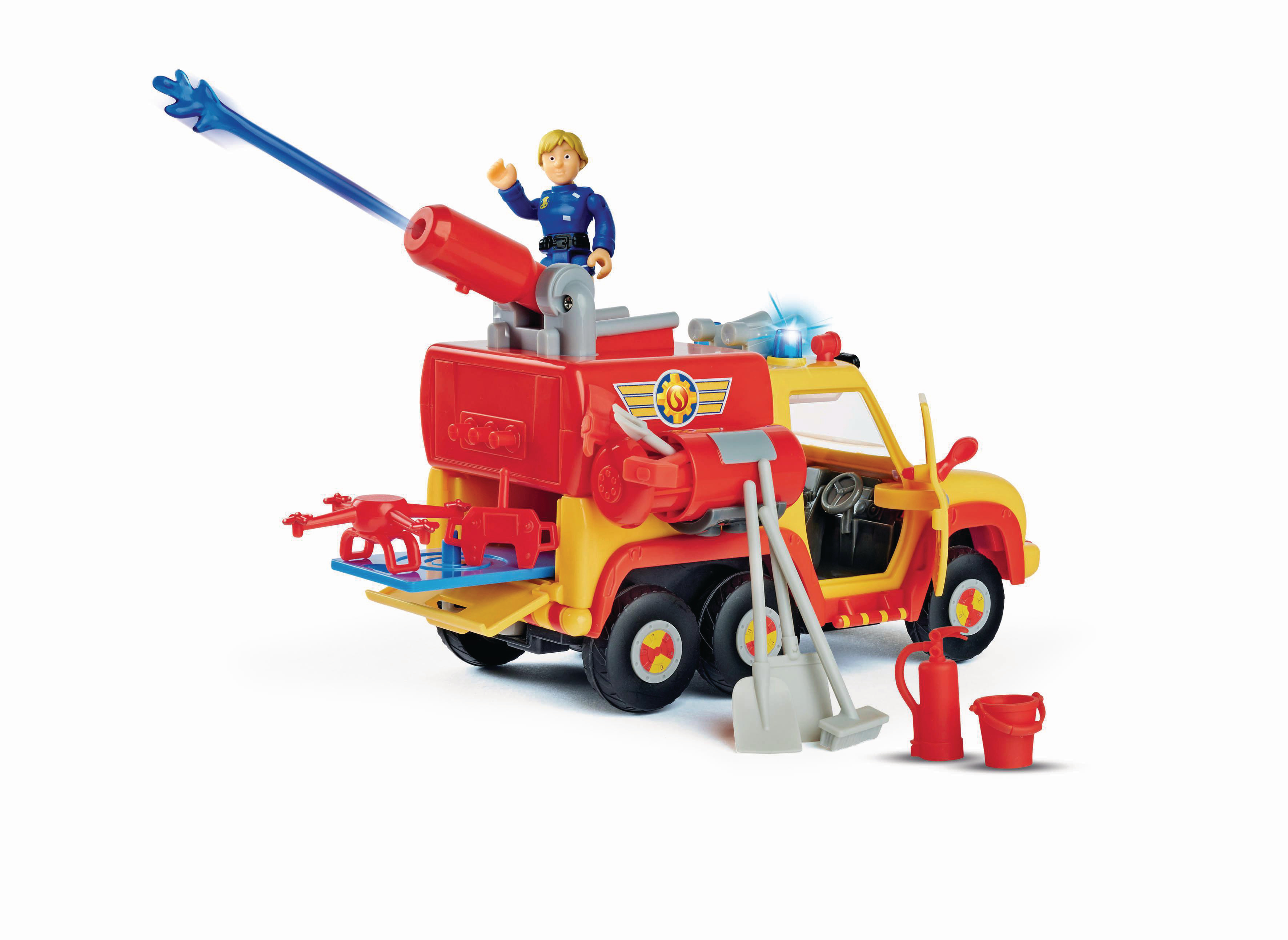 Spielzeugauto SIMBA Feuerwehrauto Venus TOYS 2.0 Sam Figur mit Mehrfarbig