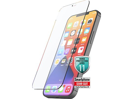 HAMA 3D-Full-Screen - Verre de protection (Convient pour le modèle: Apple iPhone 13 mini)