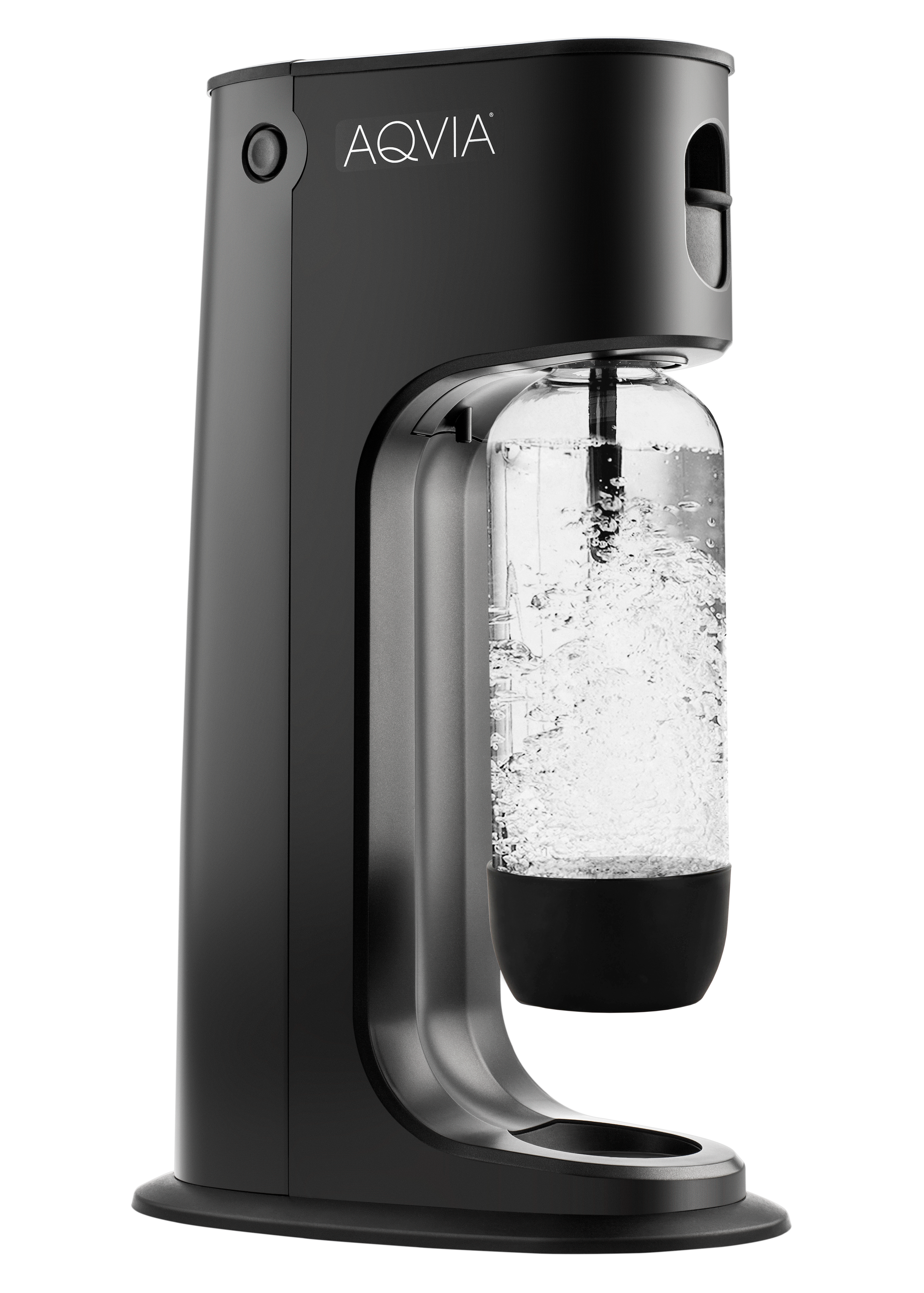 AQVIA Soda Maschine Balance Black Wassersprudler , Schwarz