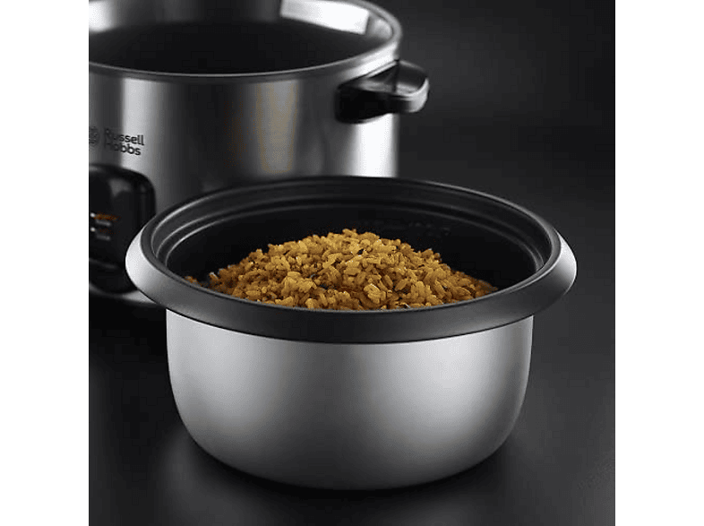 Russell Hobbs Cook@Home Reiskocher (700 Watt, 1,8 l, Edelstahl, Schwarz) — Foto 5 von 5