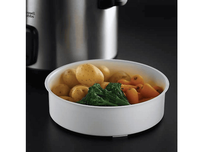 Russell Hobbs Cook@Home Reiskocher (700 Watt, 1,8 l, Edelstahl, Schwarz) — Foto 4 von 5