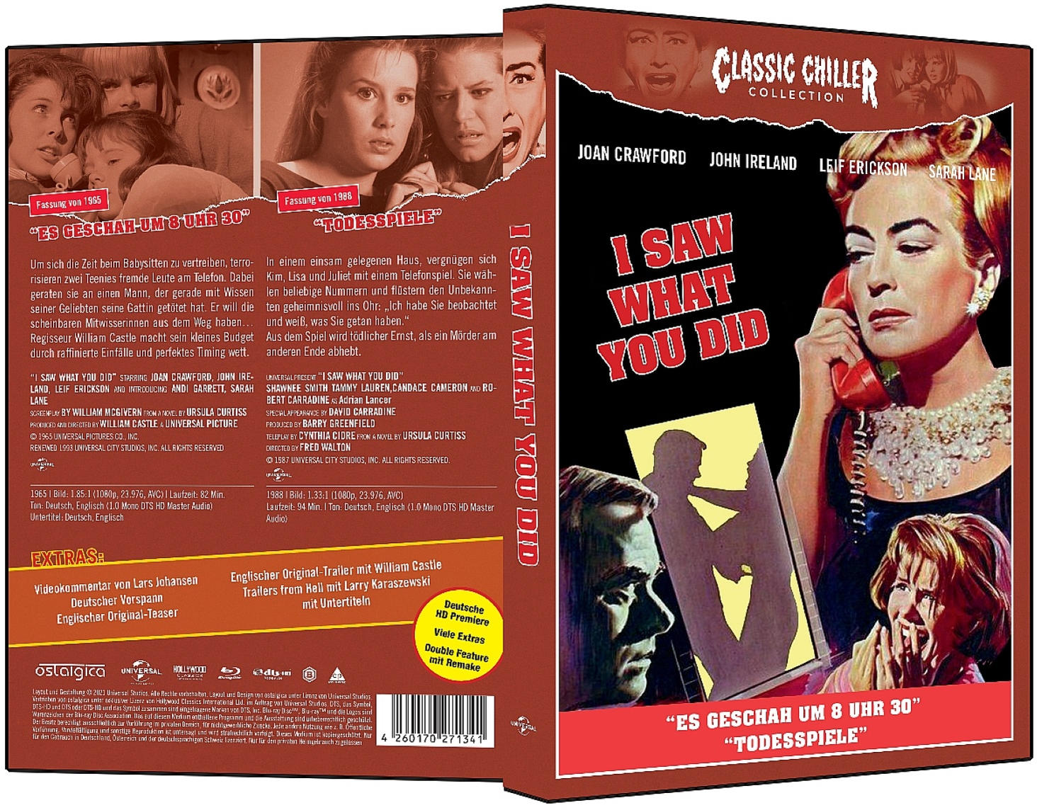 DVD-Hülle mit einer Frau am Telefon und einem Mann hinter ihr.