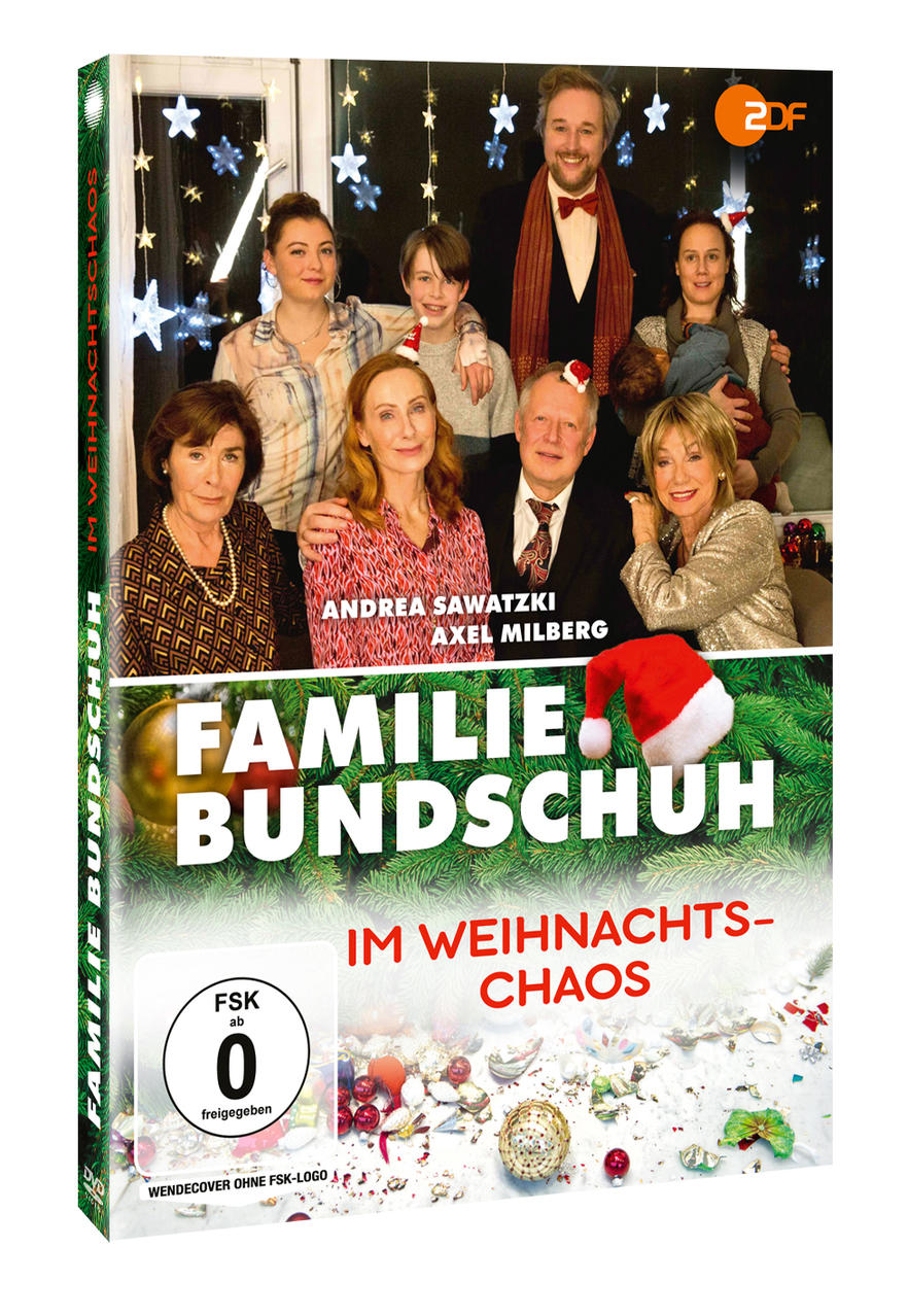 DVD-Cover eines deutschen Films mit Familienporträt und dem Titel 'Familie Bundschuh'.