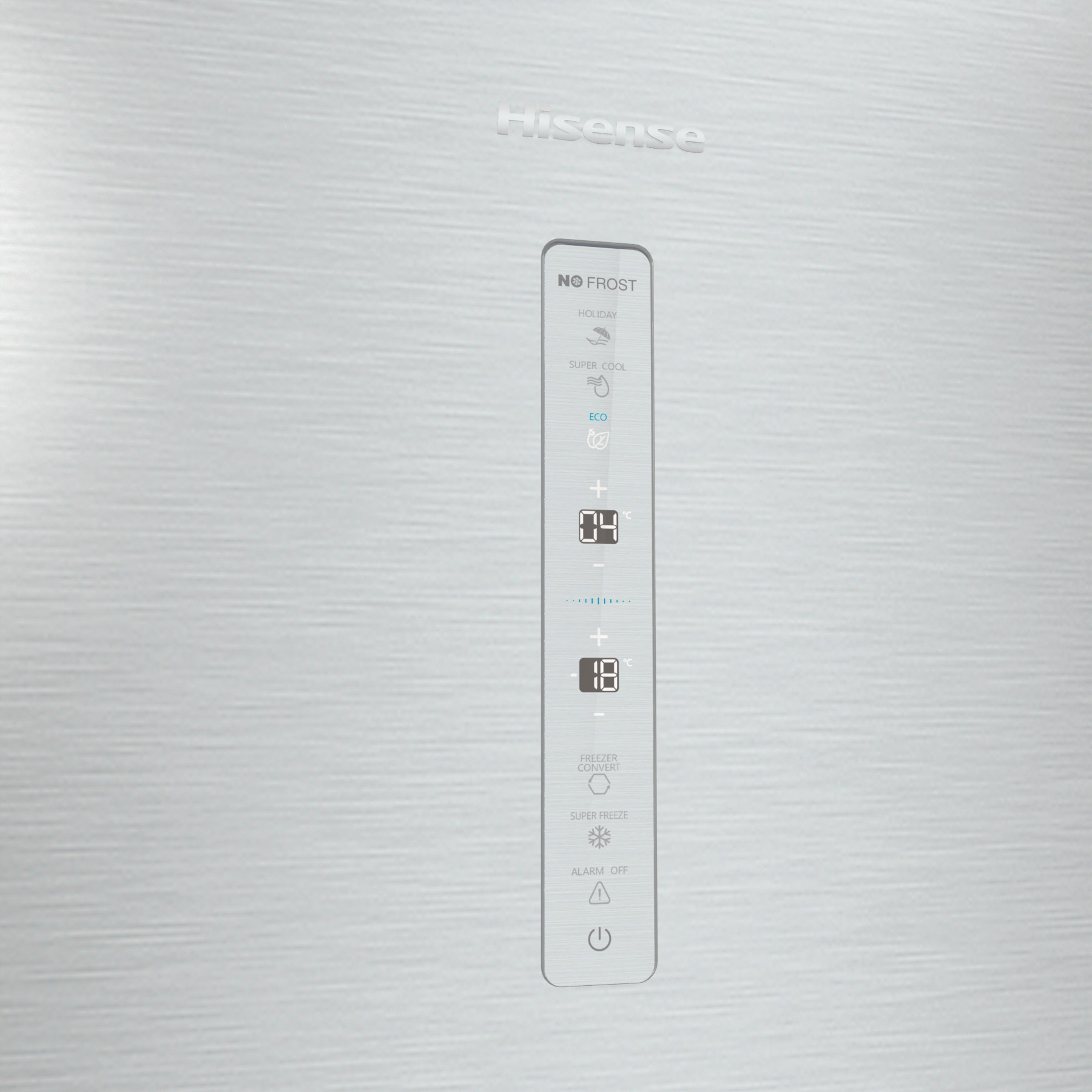 HISENSE RB424N4CIC Kühlgefrierkombination (C, 326 l, 1850 mm hoch, Silber)